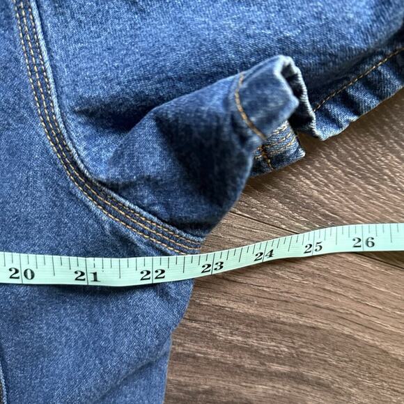 Armani Exchange Vintage made in USA SZ XS Blazer Coat Style Denim Jacket 1876 - Picture 6 of 7